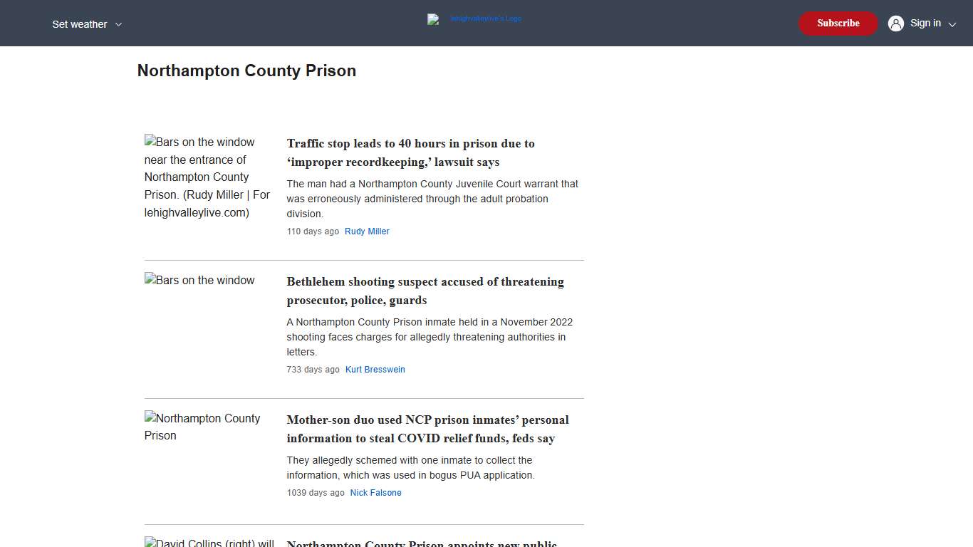 northampton county prison - lehighvalleylive.com